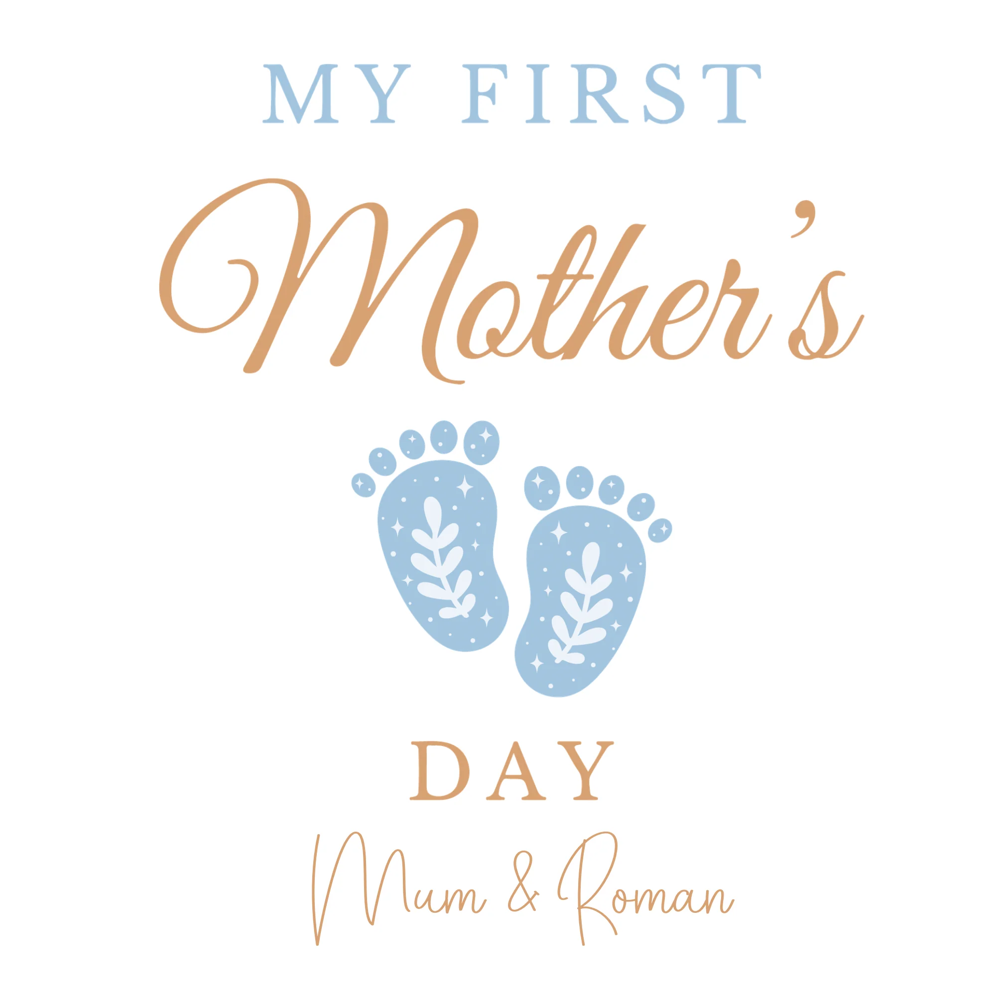 1st Mother’s day- Tester for Latte and 11oz Blue Mug