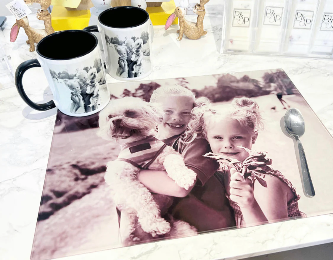 A3 Rectangle Smooth Photo Chopping Board Only - Image 3