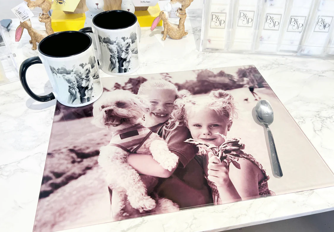 A3 Rectangle Smooth Photo Chopping Board Only - Image 4