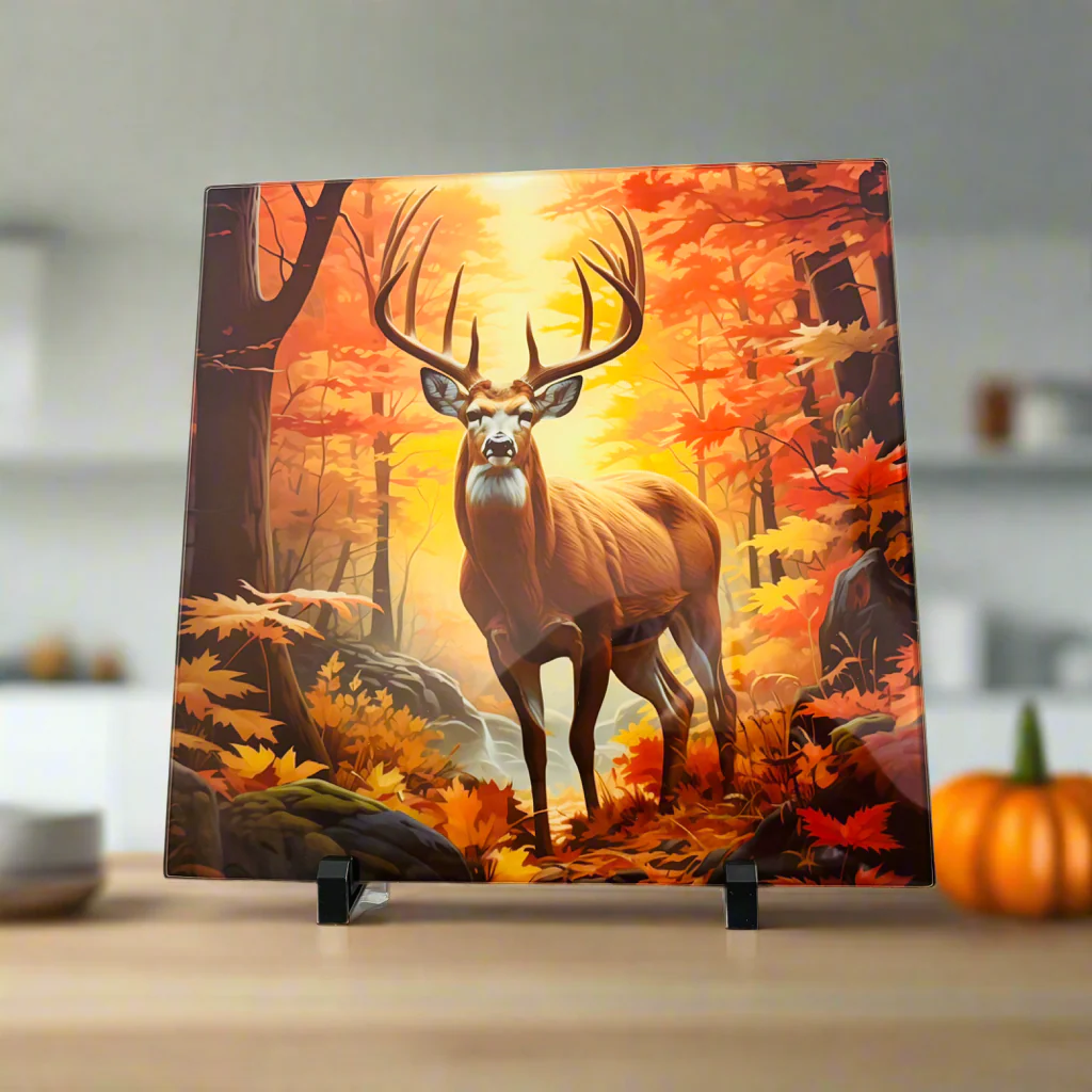 Autumnal Stag Chopping Board 30cm