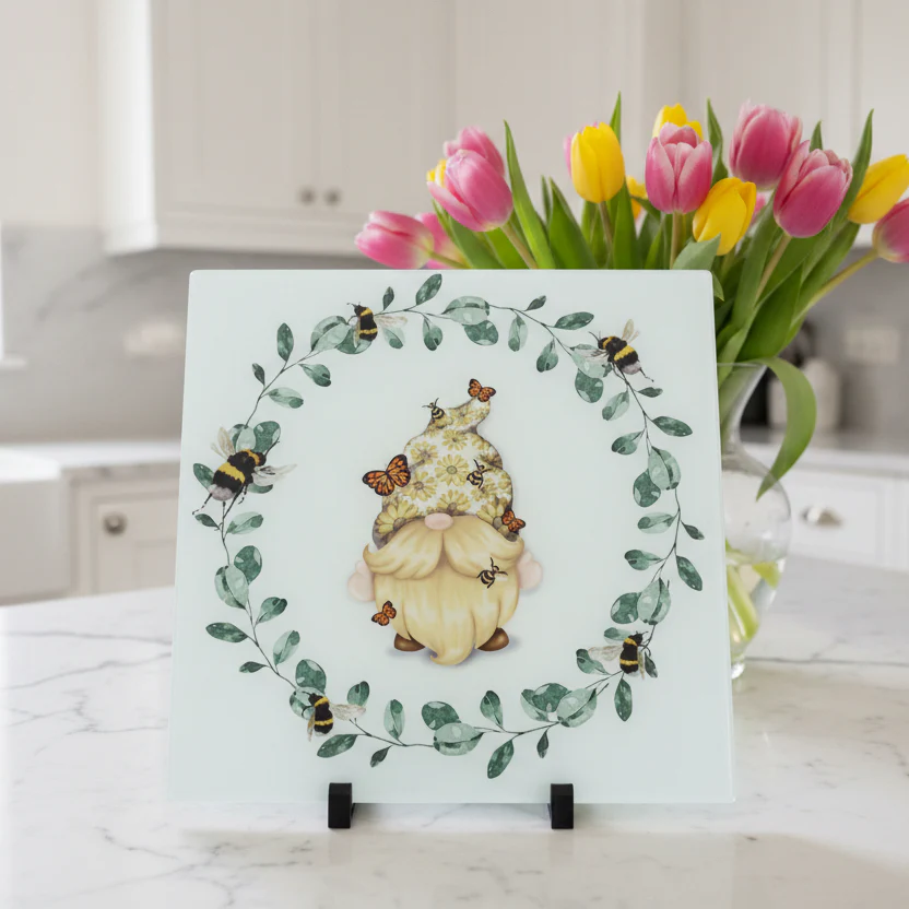 Bee/Spring Gonk Chopping Board 30cm