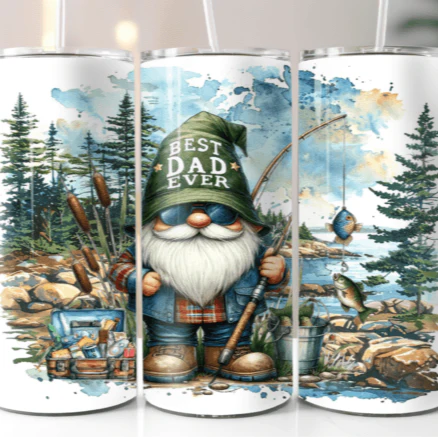Best Dad Fishing Gonk Tumbler
