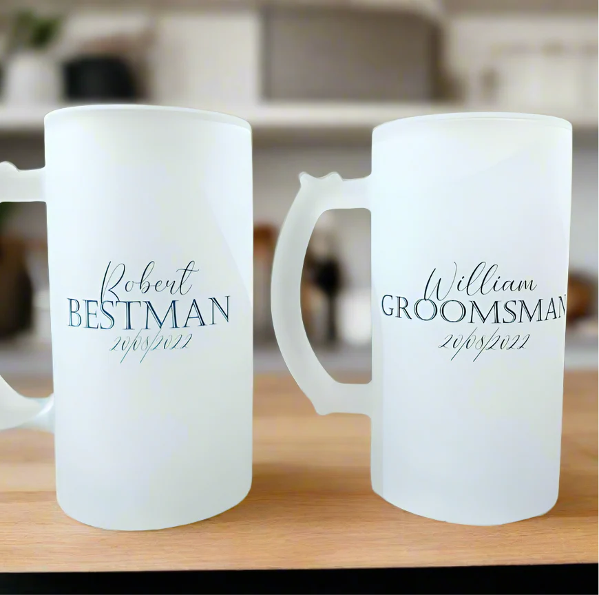 Best Man/Groomsman - Frosted Stein (Personalised) - Image 5