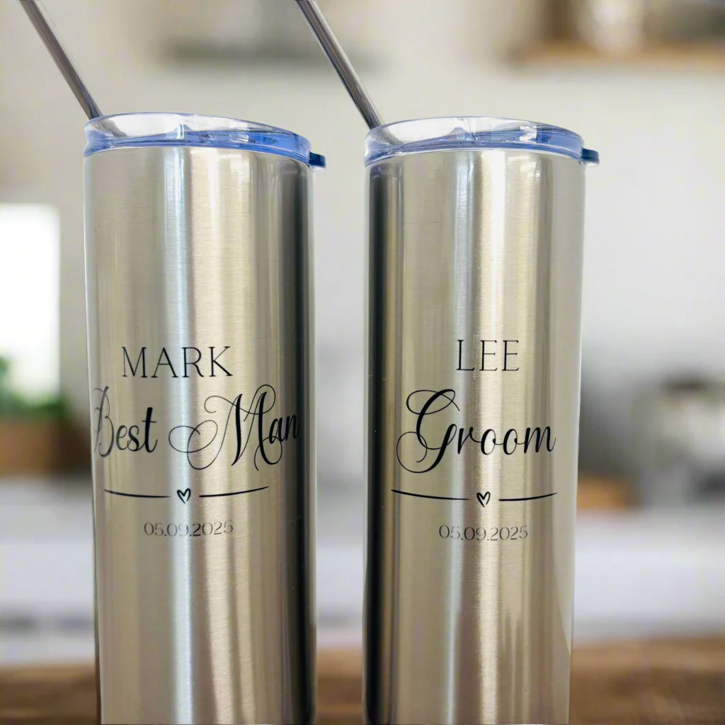 Bestman/ Groomsman Stainless Steel Tumbler - Image 2