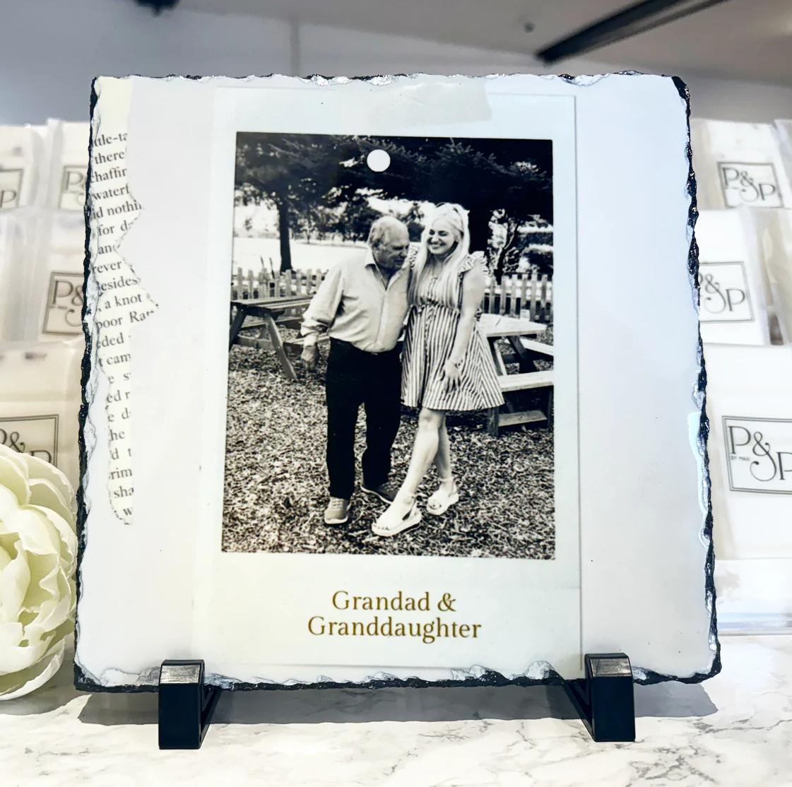 Black and White Polariod Newsclip Design - Image 5