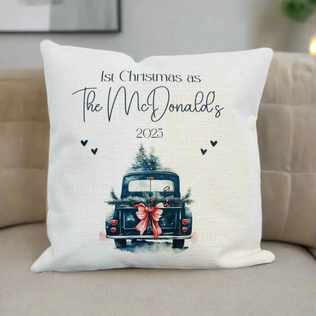 Personalised Black Christmas Truck Design (Various Products) - Image 2