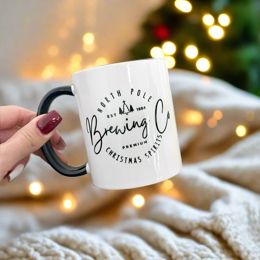 Brewing Co. North Pole Black Handle Mug