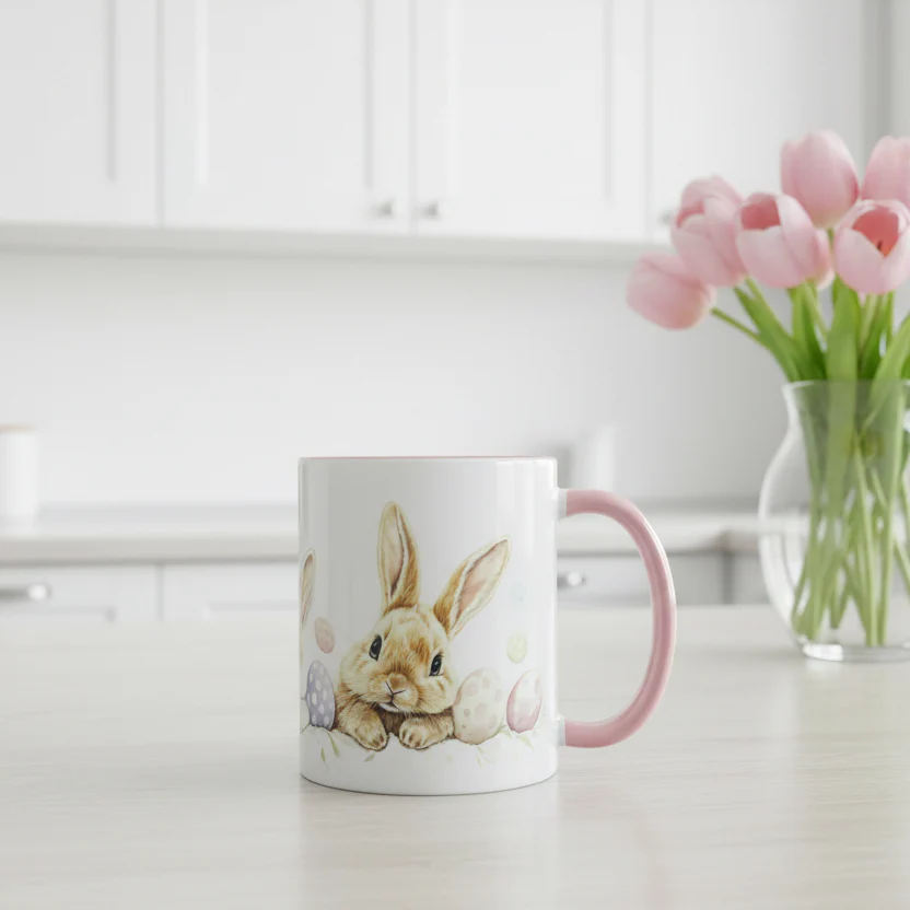 Easter Egg Bunny Spring Mug - Image 2