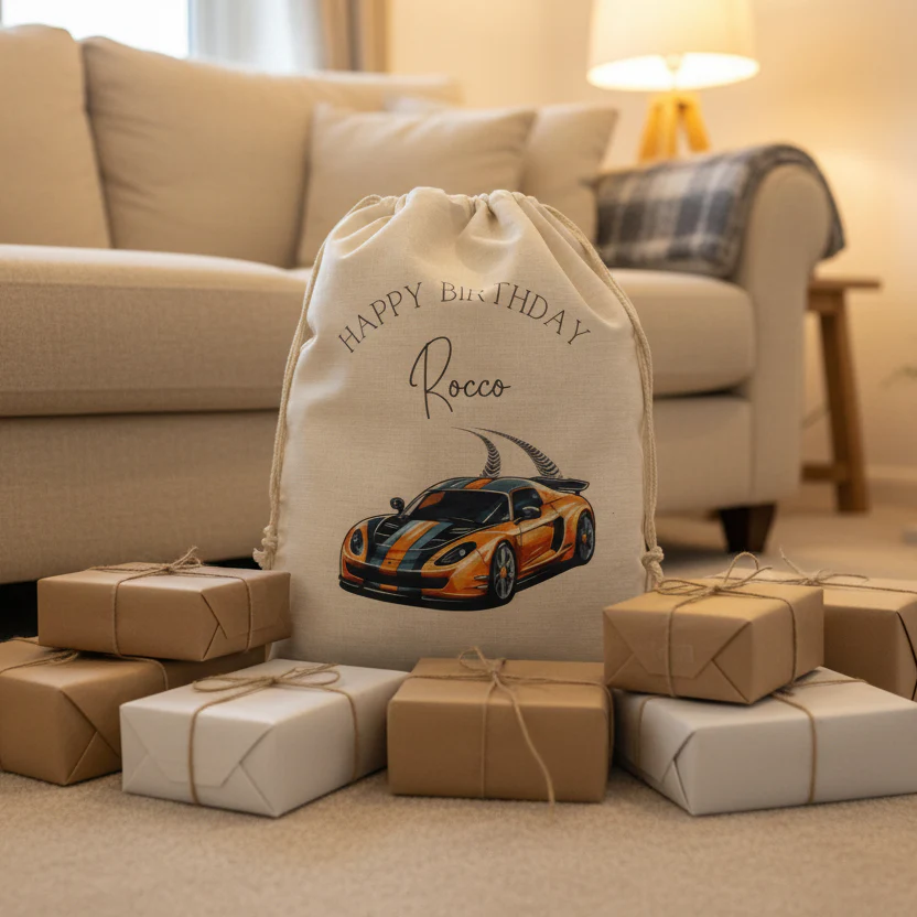 Car Birthday Sack
