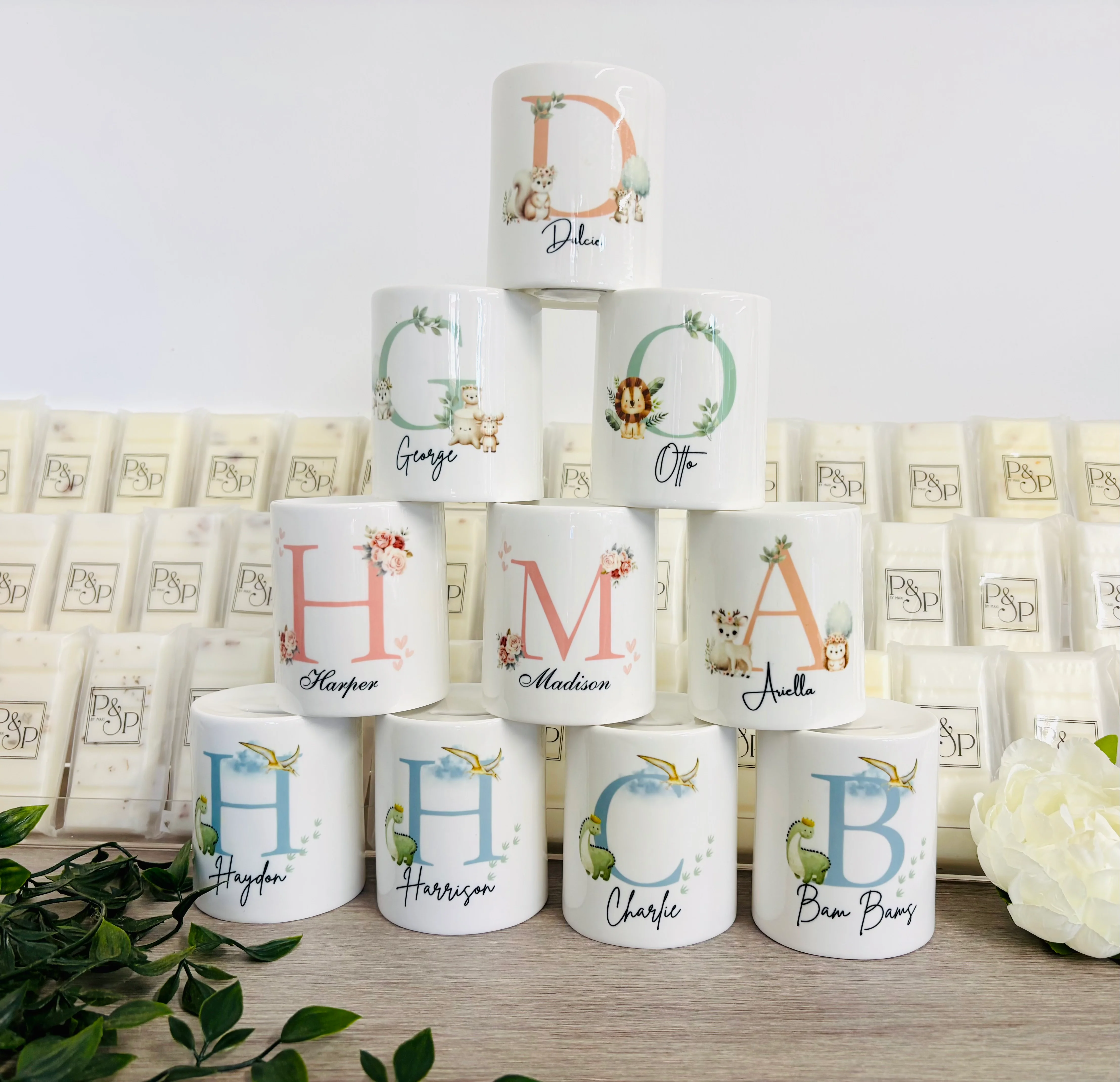 Ceramic Money Box Woodlands Design - Image 2