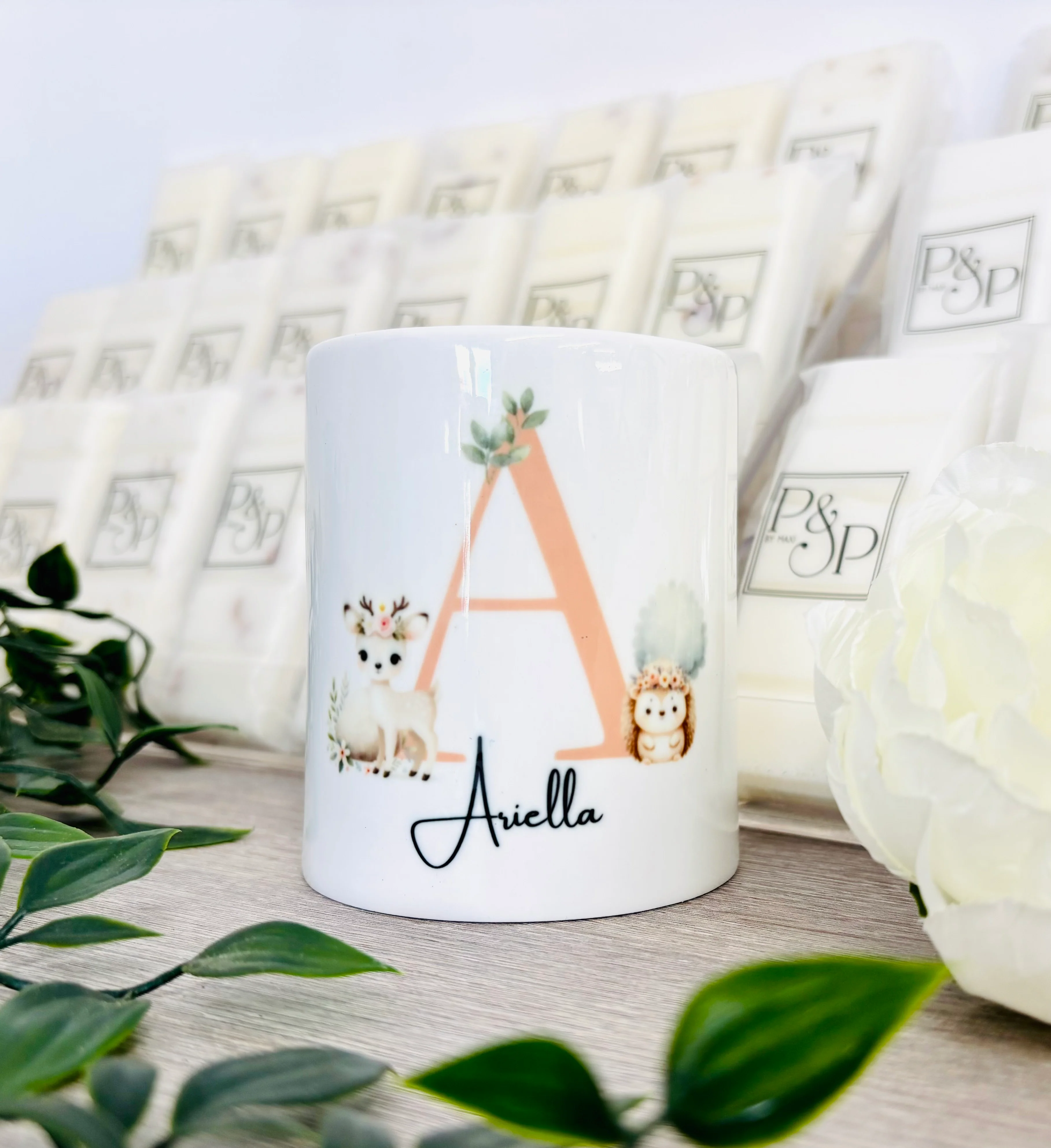 Ceramic Money Box Woodlands Design - Image 2