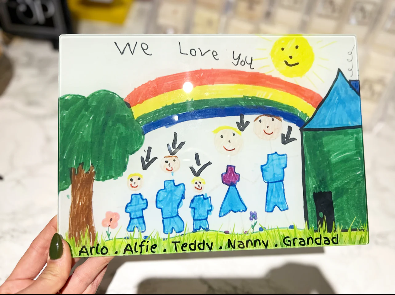 Children’s Artwork Chopping Board/ Placemat - Image 3
