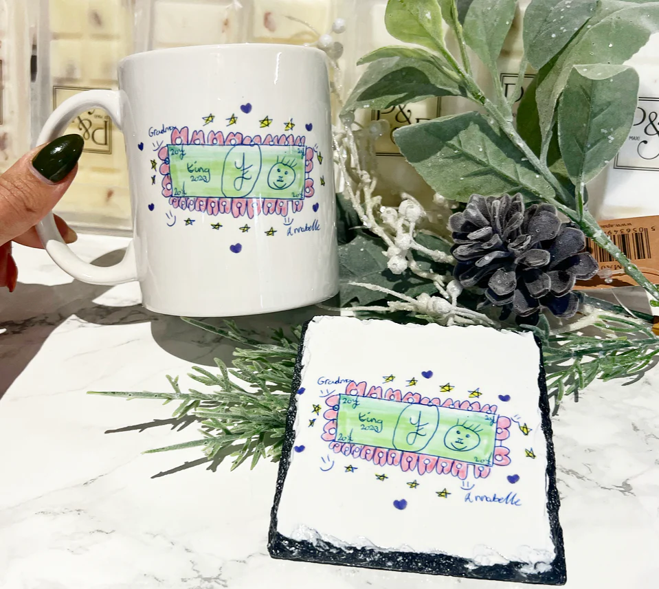 Children’s Artwork Mug and Coaster Bundle - Image 4