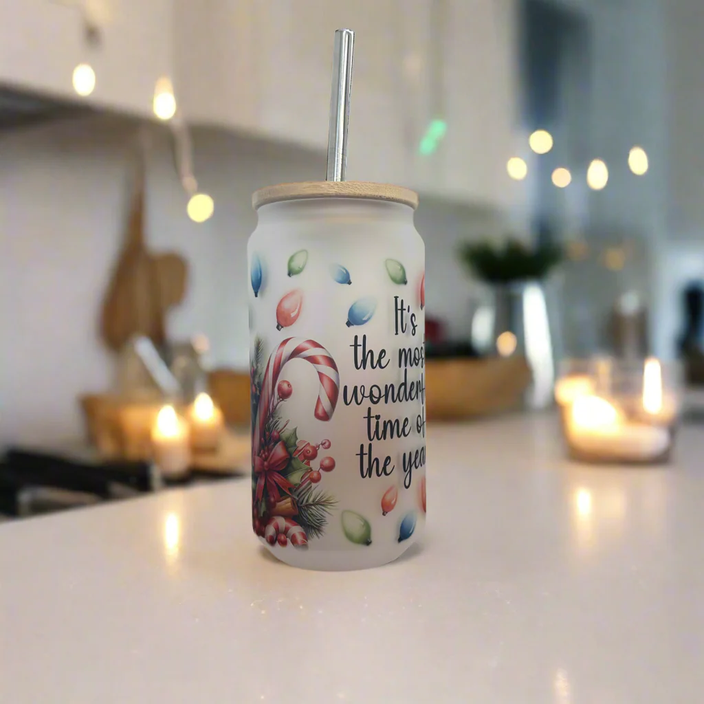 Christmas Can 18oz Tumbler - Image 2