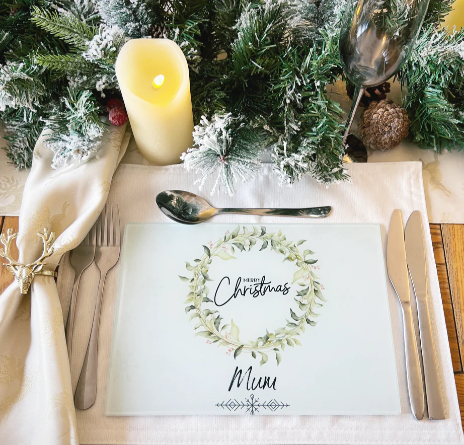 Christmas Table Placemat (Wreath) - Image 4