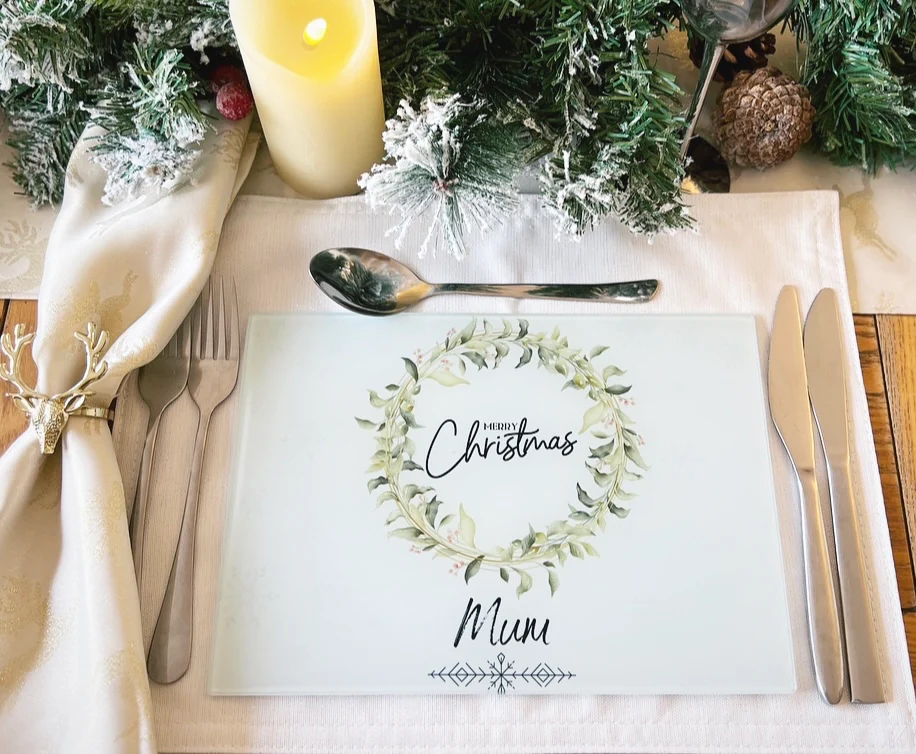 Christmas Table Placemat (Wreath) - Image 5