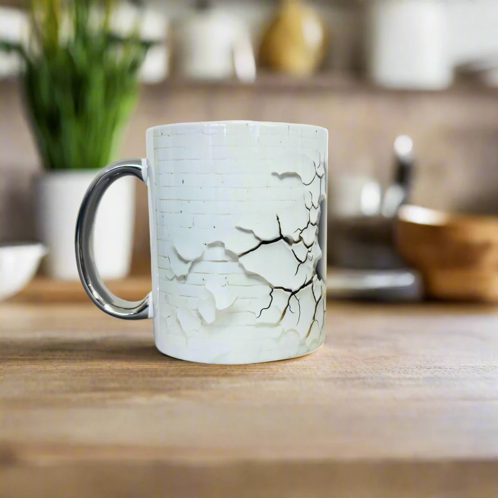 Christmas Tree Cracked Mug - Image 2