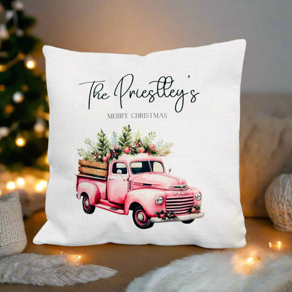 Pink truck Christmas (Various Products) - Image 2