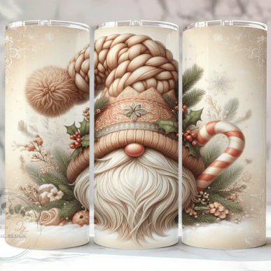 Chunky Knit Gonk Skinny Tumbler 600ml