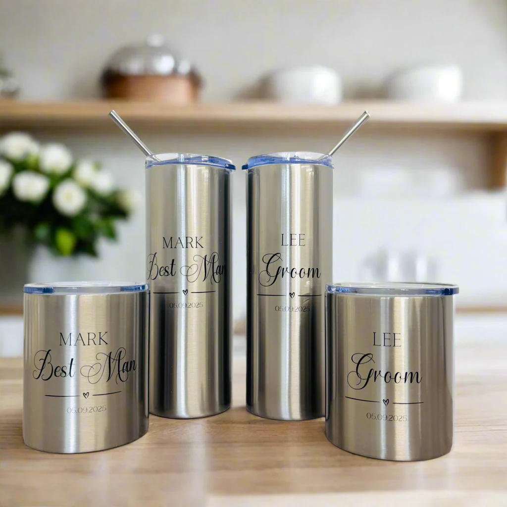 Bestman/ Groomsman Stein & Tumbler Bundle - Image 2