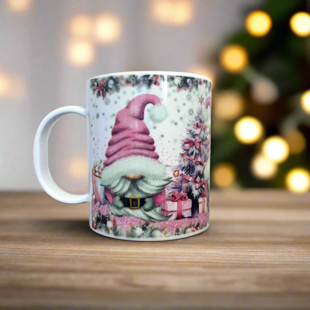 Plastic/ Polymere Pink Gonk Mug - Image 2