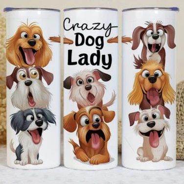 Crazy Dog Lady Tumbler