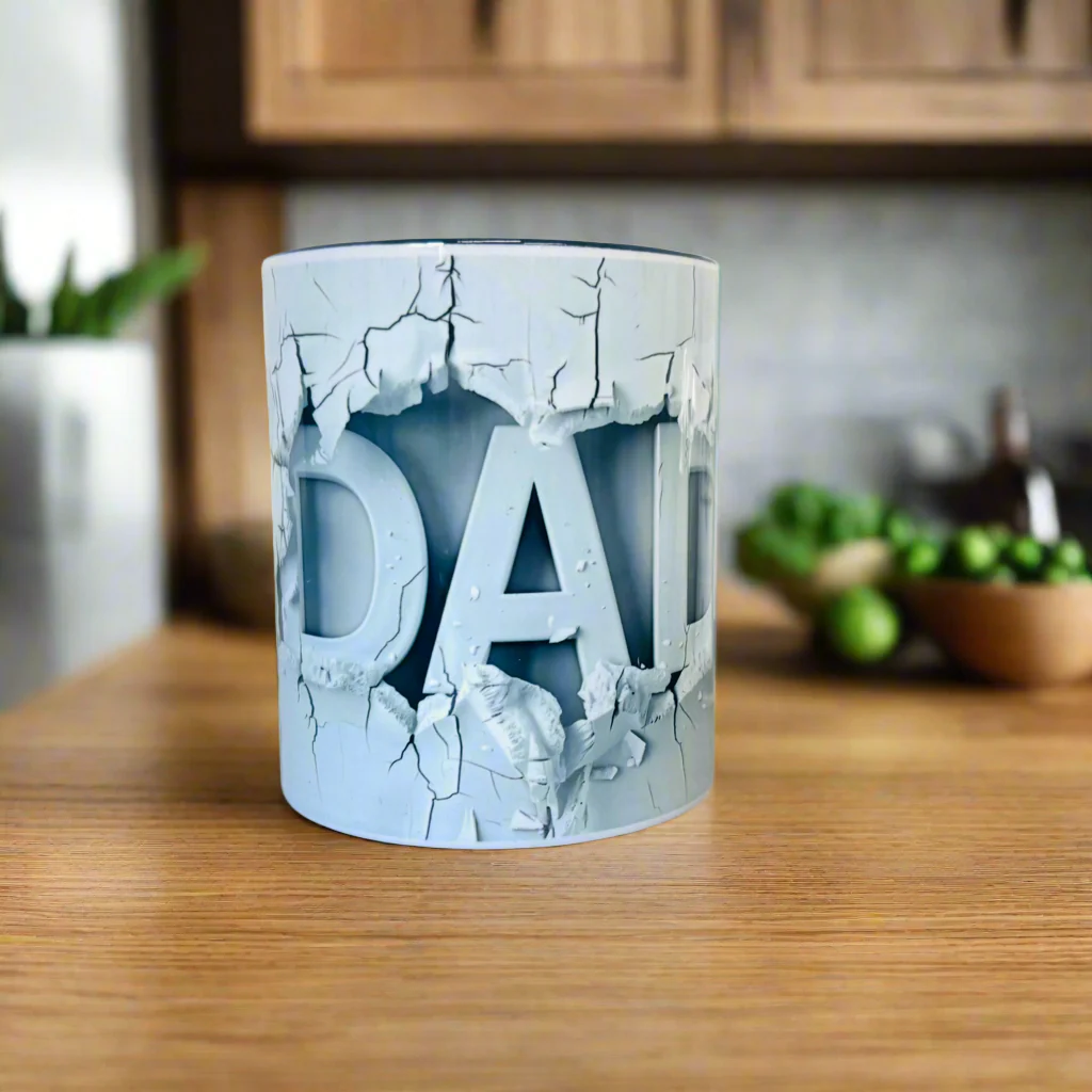 Dad Cracked Mug 11oz - Image 2