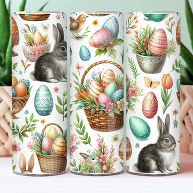 Easter Egg/ Bunny Skinny Tumbler