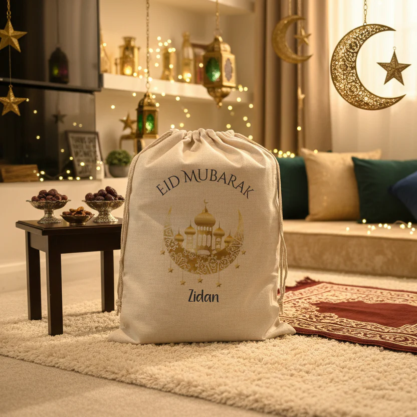Large Eid Mubarak Celebration Sack - Image 2