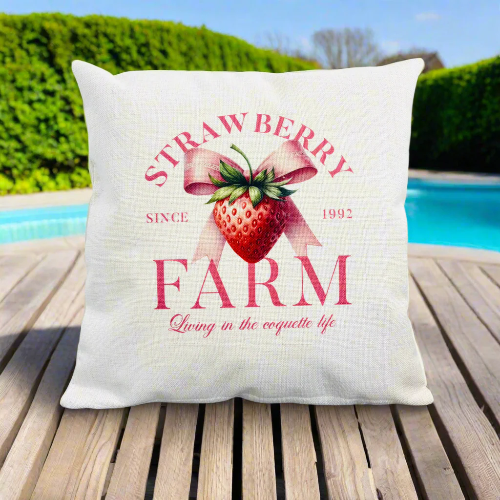 Filled Cushion with Fruits With Bows (Choose your Fruit) - Image 8