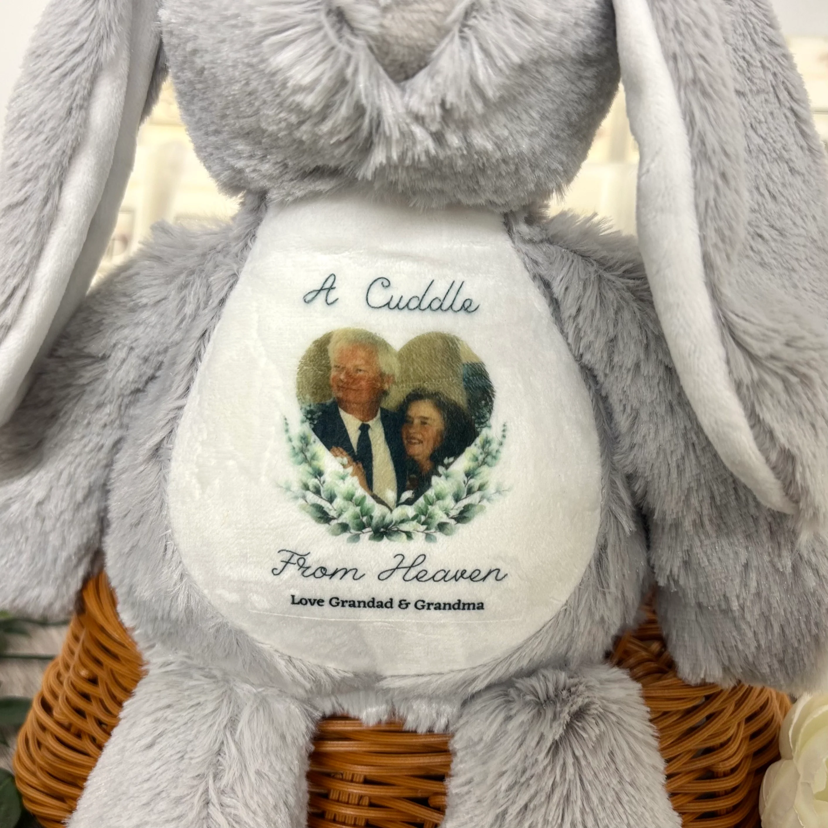 Floppy Rabbit Plush Teddy - “A cuddle from Heaven” - Image 3