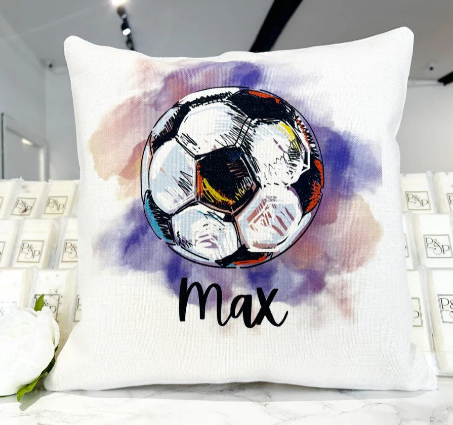 Football Blue /Orange Splash Design - Image 2