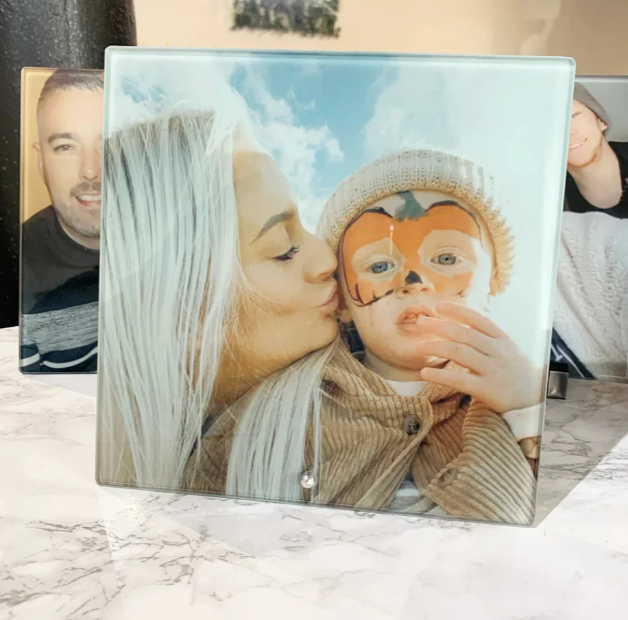 Glass photo frame 20cmx20cm