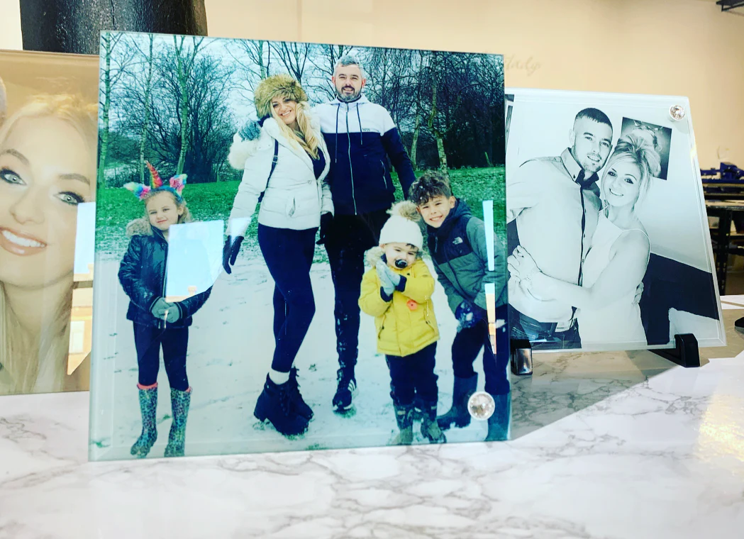 Glass photo frame 20cmx20cm - Image 3