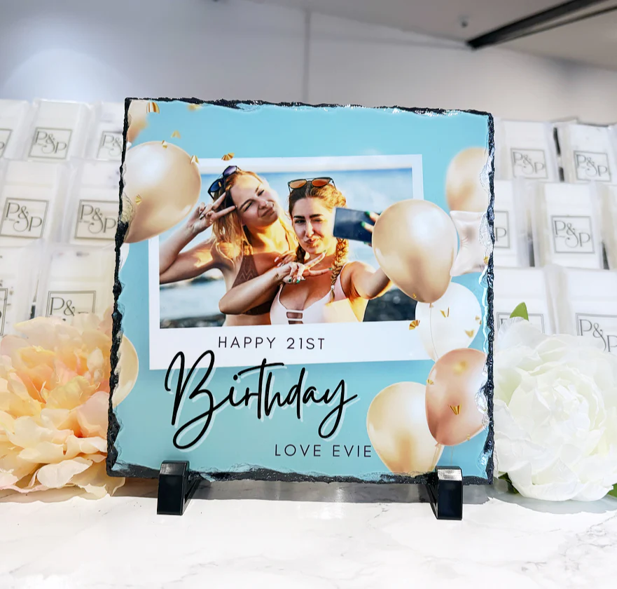 Happy Birthday Blue/ Gold Design - Image 7