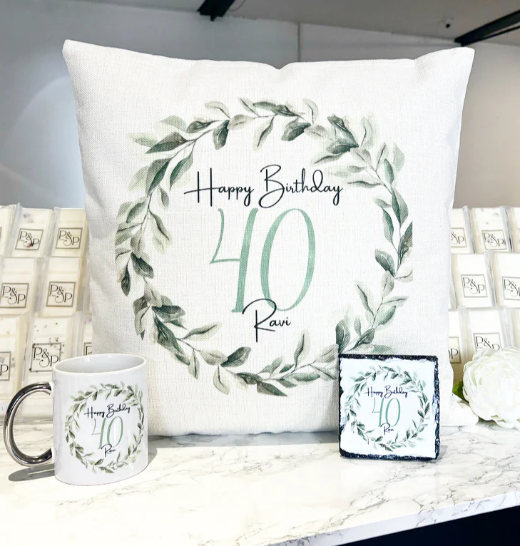 Happy Birthday Wreath Design (Various Products) - Image 3