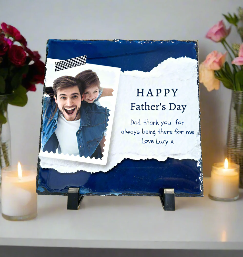 Happy Father's Day Blue Design - Image 2