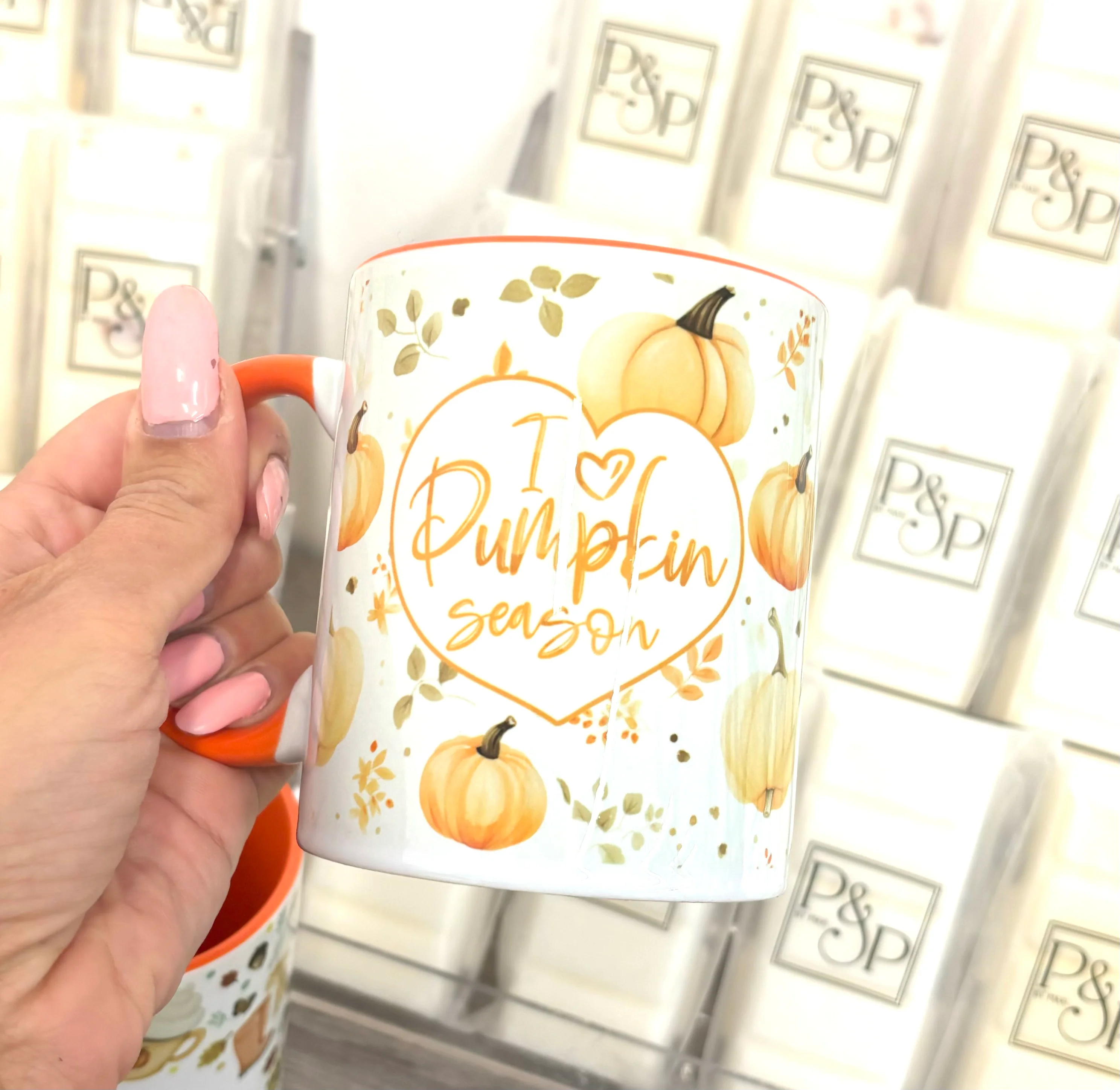 I Love Pumpkin Season Wrap Mug - Image 3