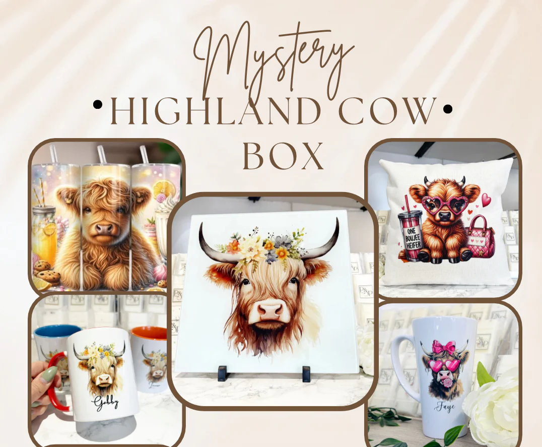 Highland Cow Mystery Box