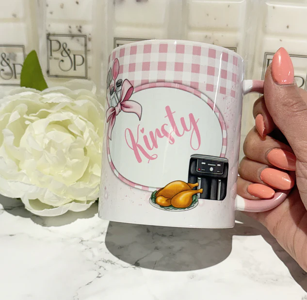 Lady Airfryer Wrap Around Gonk Mug - Image 4