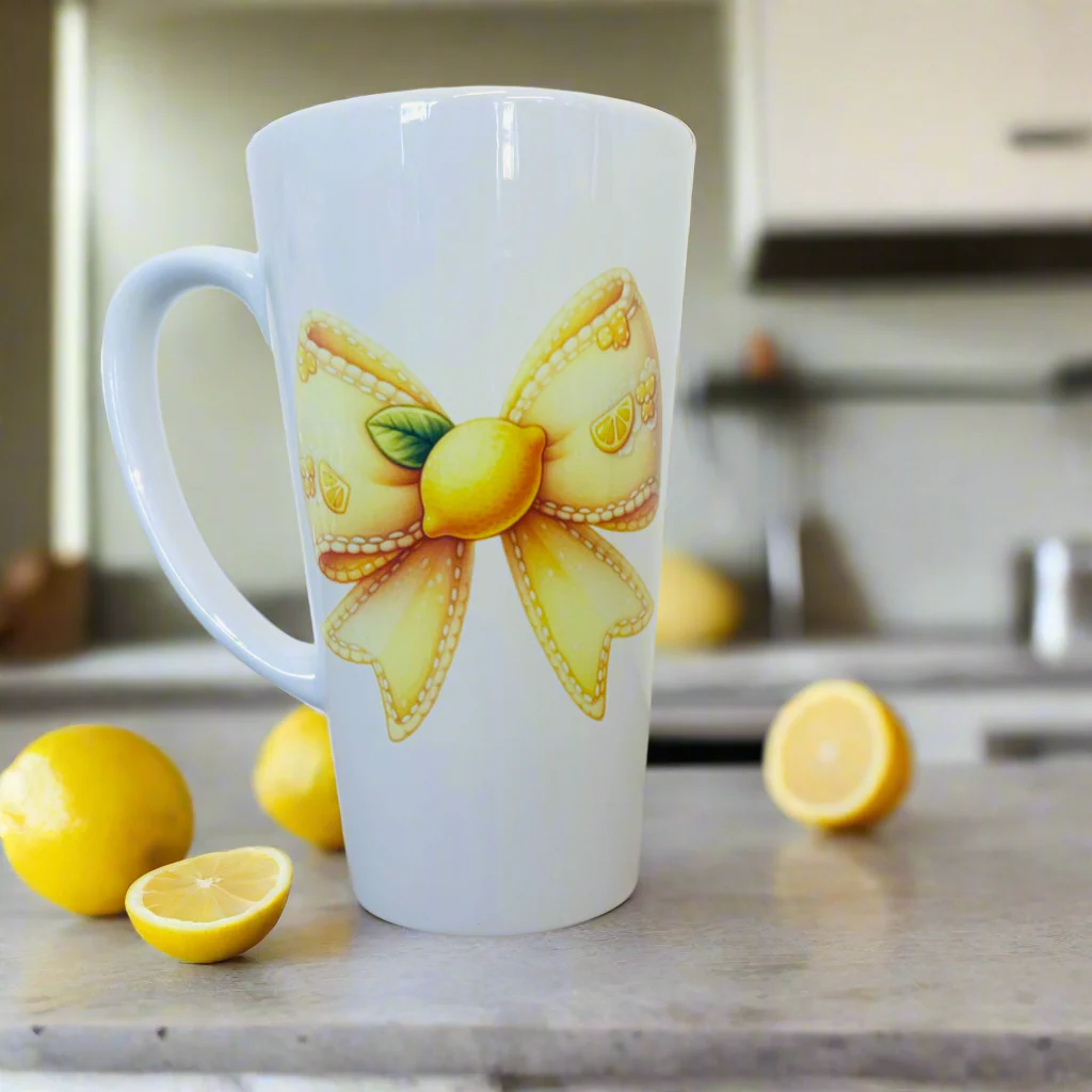 Lemon bow 17oz Latte Mug (multiple choices) - Image 10