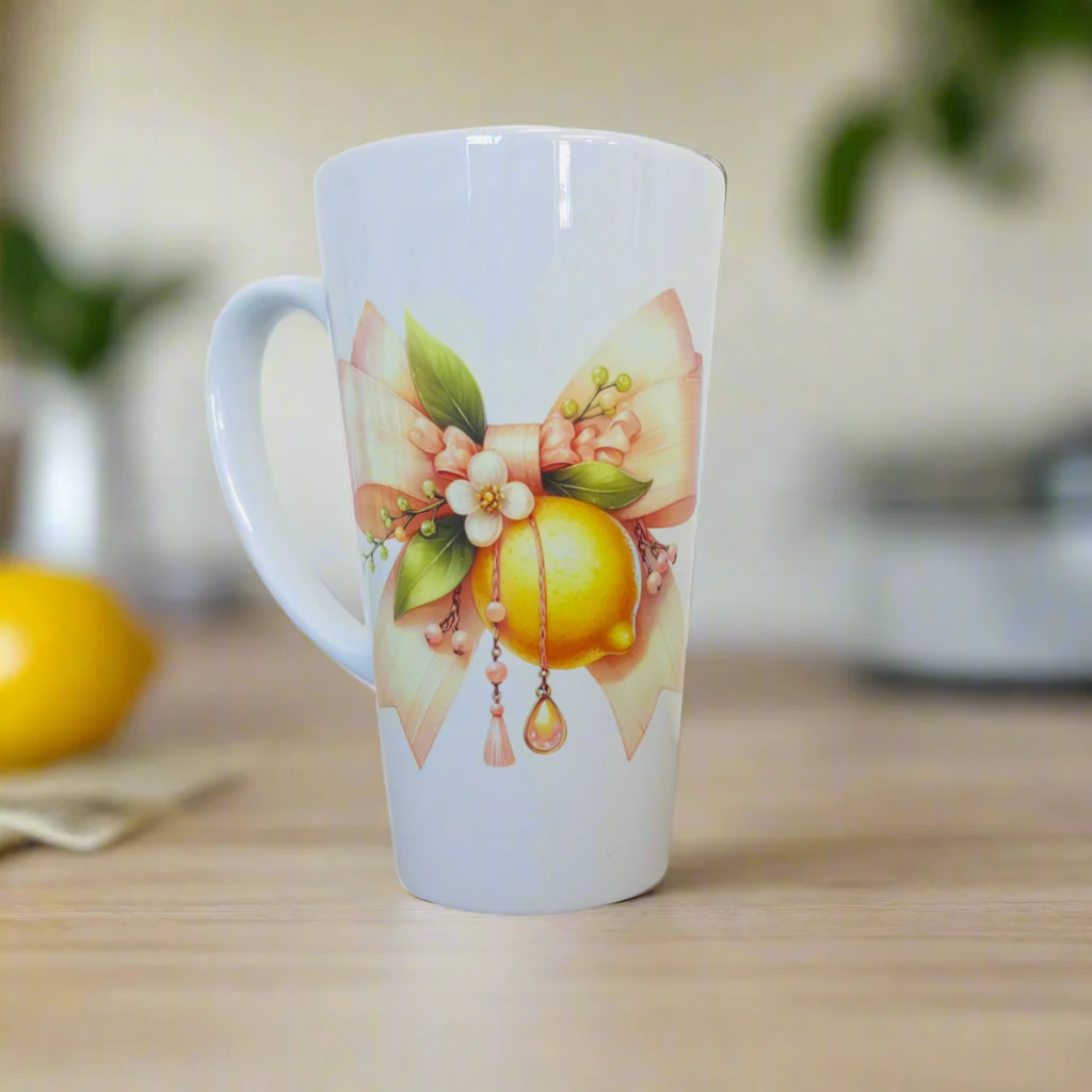 Lemon bow 17oz Latte Mug (multiple choices) - Image 11