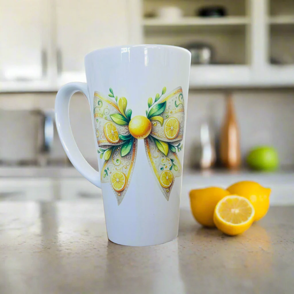 Lemon bow 17oz Latte Mug (multiple choices) - Image 12