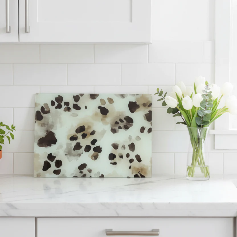 Leopard Print Chopping Board A3