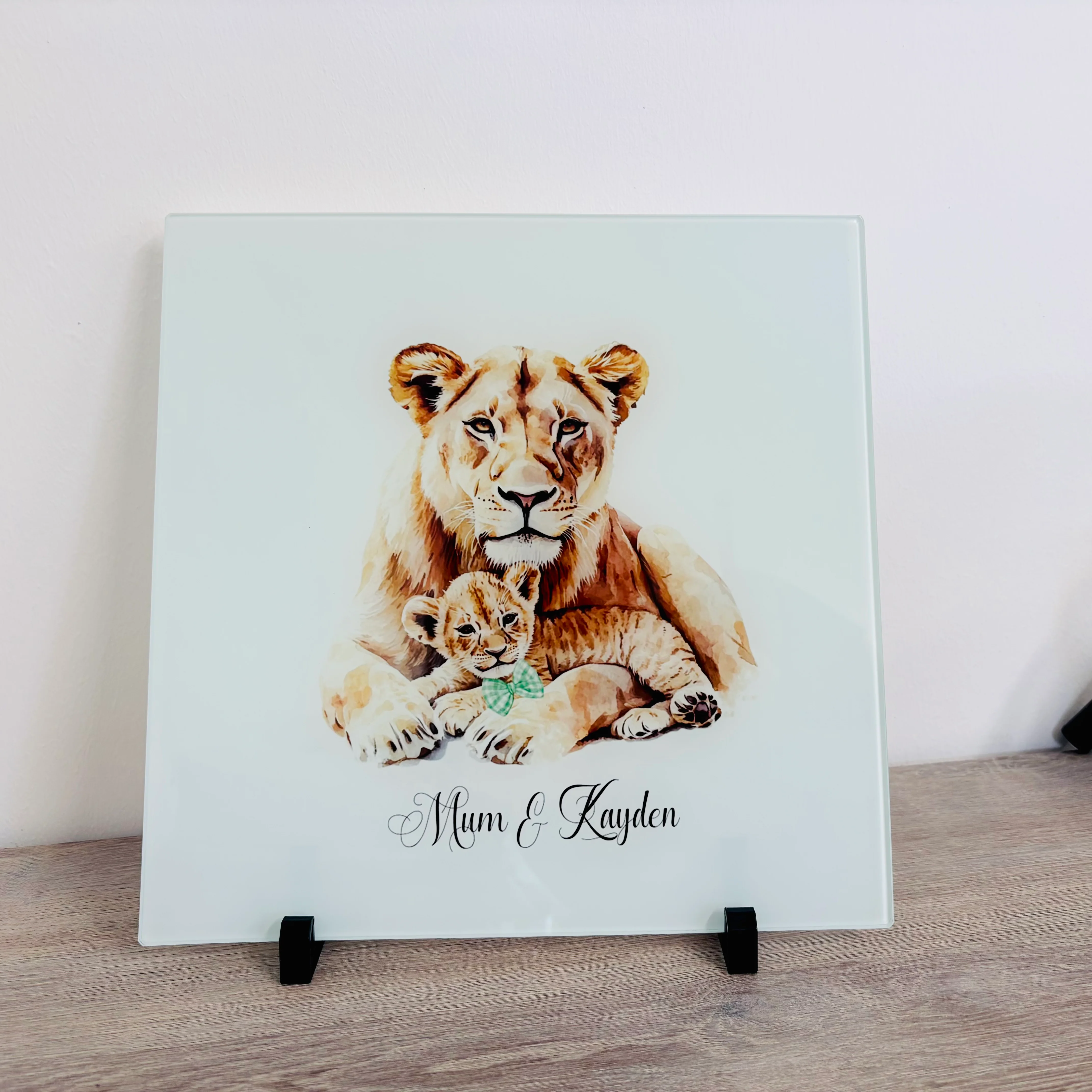 Lioness and her Cubs 30cm Chopping Board - Image 4