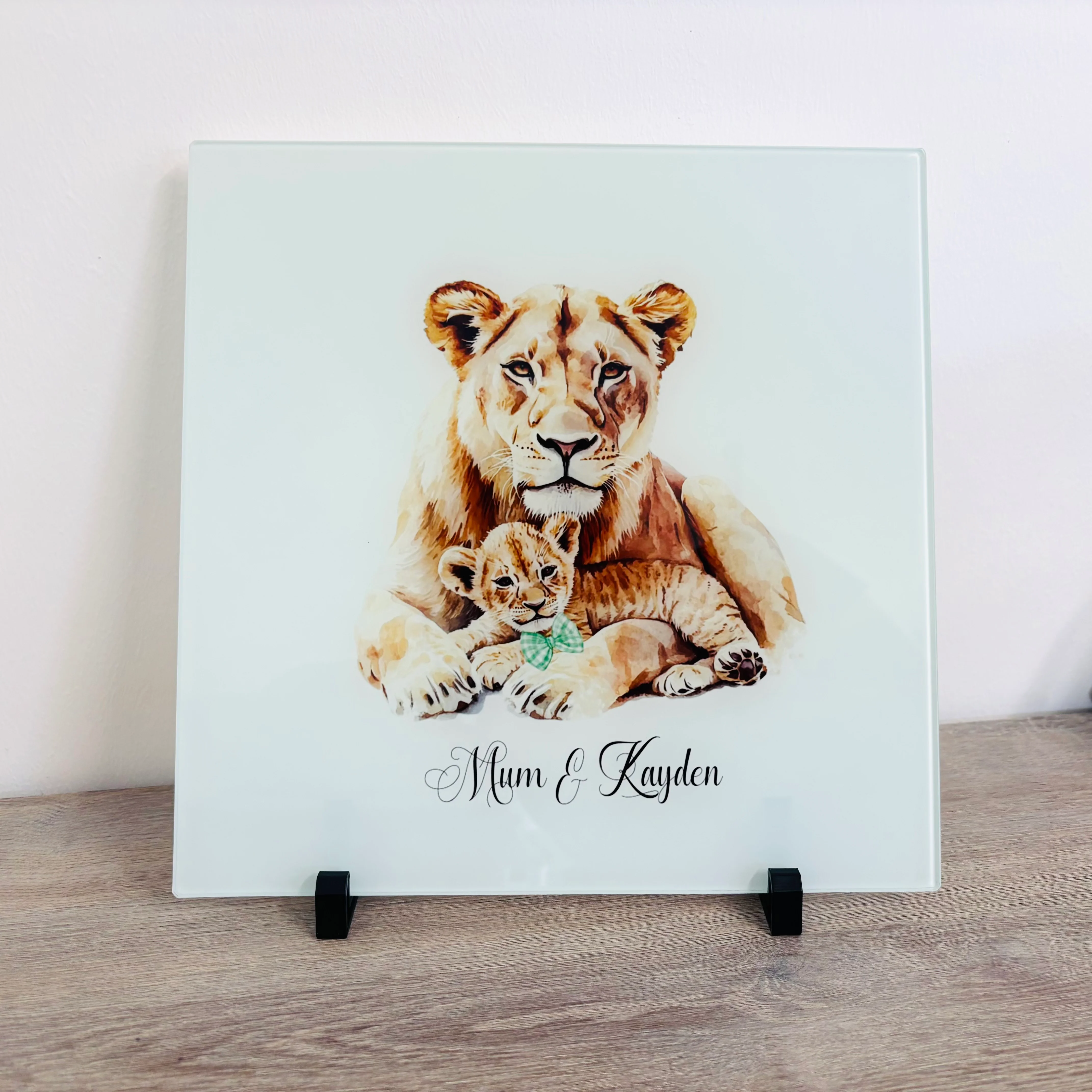 Lioness and her Cubs 30cm Chopping Board - Image 5