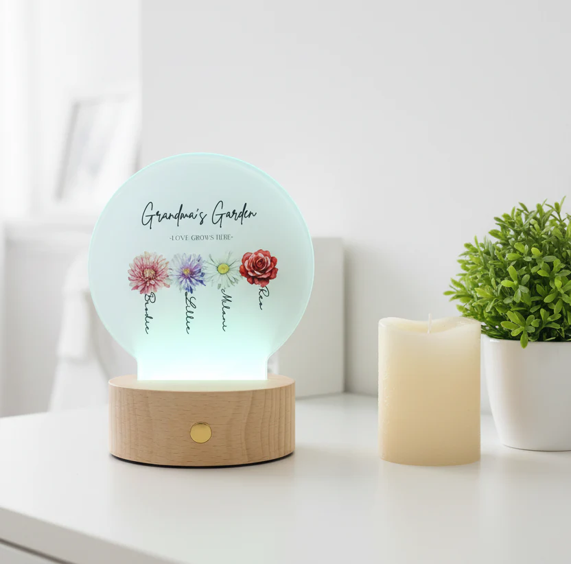 Love Grows Here - Circle LED Light (Don’t forget to leave us the name for who’s Garden this is) - Image 3