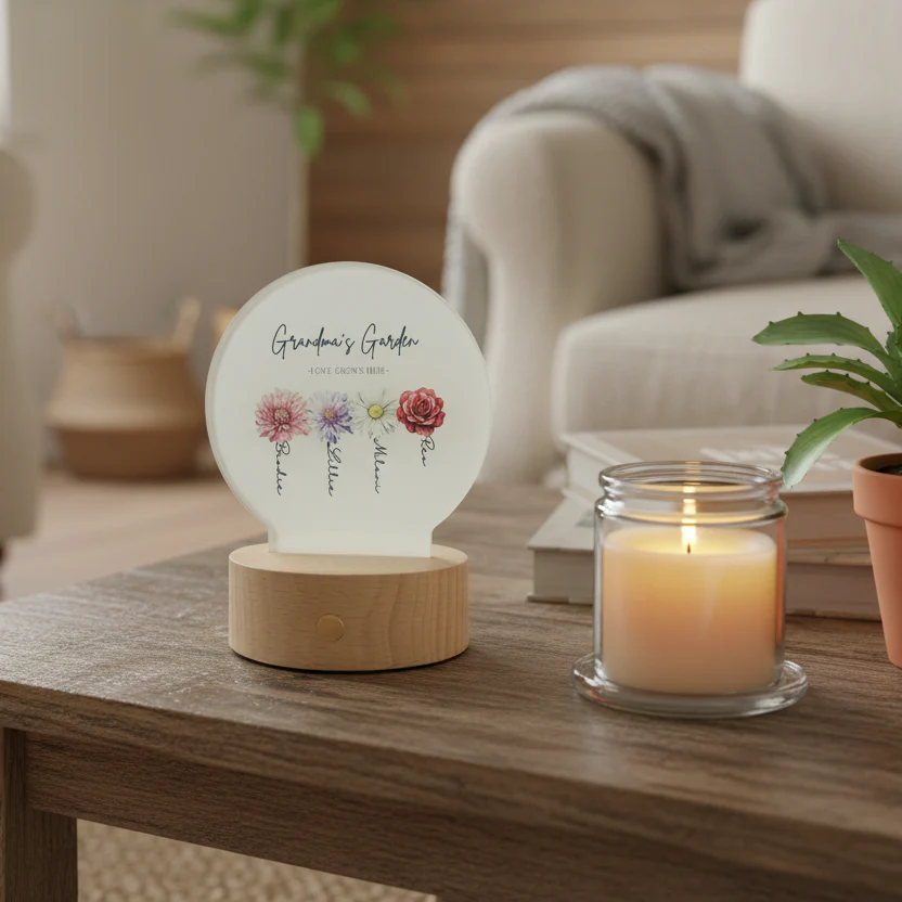 Love Grows Here - Circle LED Light (Don’t forget to leave us the name for who’s Garden this is) - Image 4