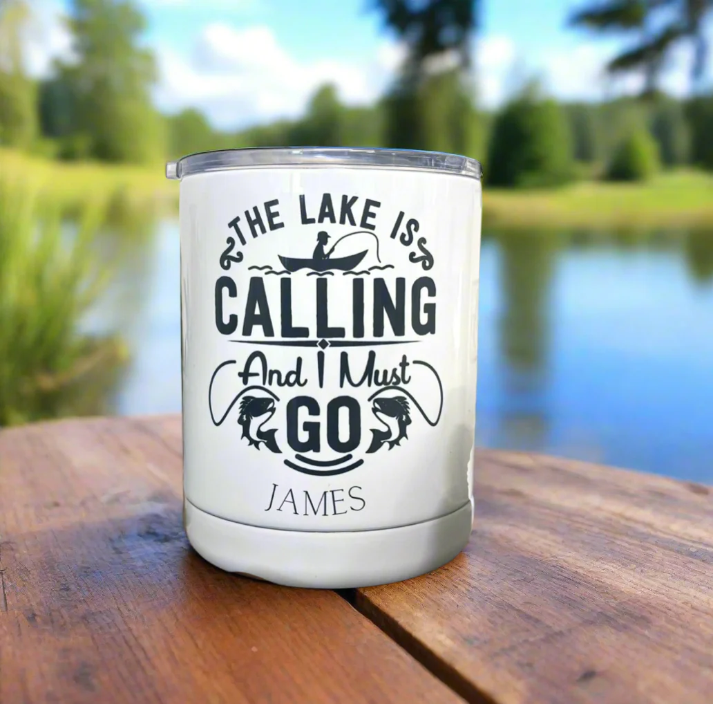 Lowball Tumbler 300ml “the lake is calling”