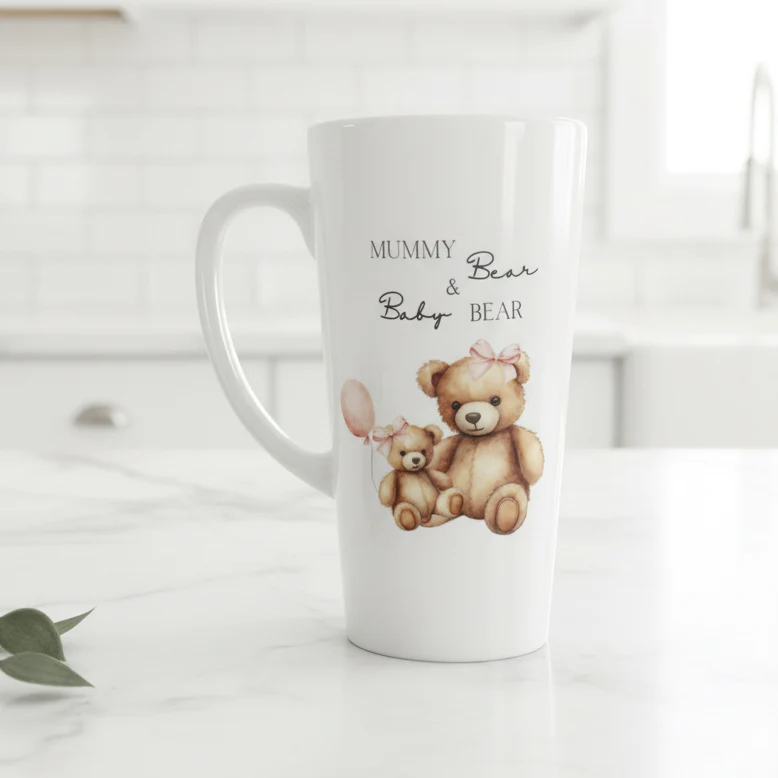 Mamma Bear and Baby Bear (Girl) Mugs - Image 4